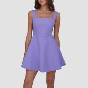 Elliatt Candice Mini Dress in Lilac Purple Brand New with Tags Medium